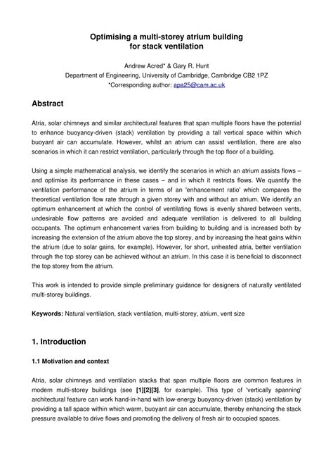 Image result for Stack Ventilation in Atrium Building
