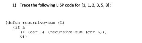 Afbeeldingsresultaten voor Simple Lisp Code