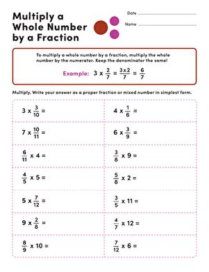 Image result for Multiplying Whole Numbers Worksheet