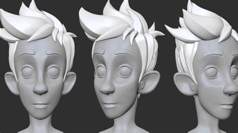Toradh íomhá ar Stylized Men 3D Model