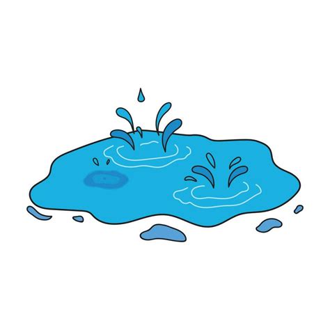 Toradh íomhá ar Puddle Drawing with Shadow