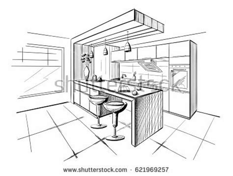 Image result for Kitchen Table Drawing