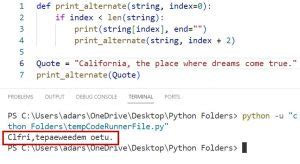 Image result for Print Individual Letters in a String Python
