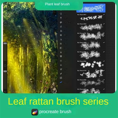 Toradh íomhá ar Curly Hair Procreate Brush