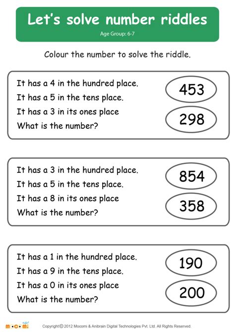 Printable Math Riddles Worksheets-159 | Lyana Worksheets