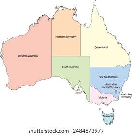 Image result for Local Government Australia Map. Simple