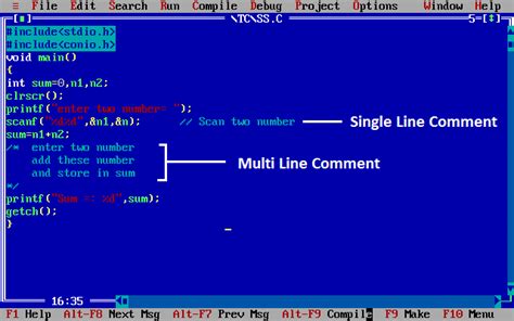 Image result for Single Line Comment in Different Programming Languages