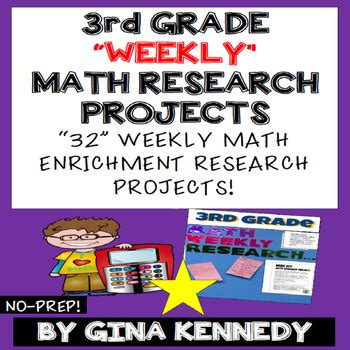 Image result for 3rd Grade Math Projects