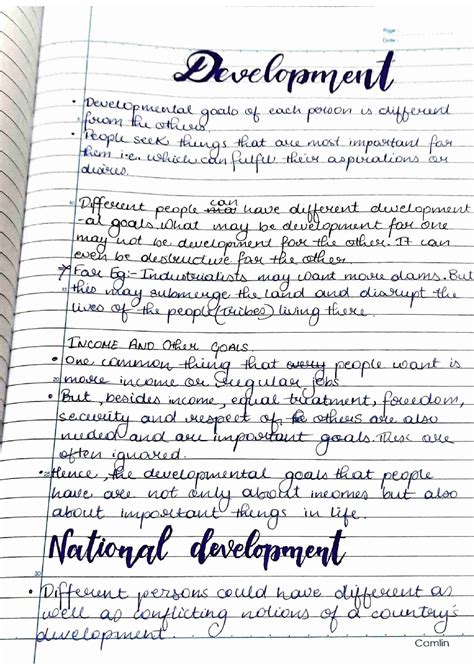 Development Class 10 Notes に対する画像結果