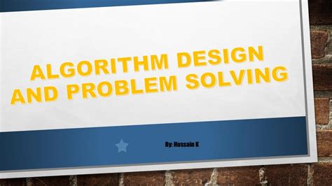 Toradh íomhá ar Algorithm Design and Problem Solving