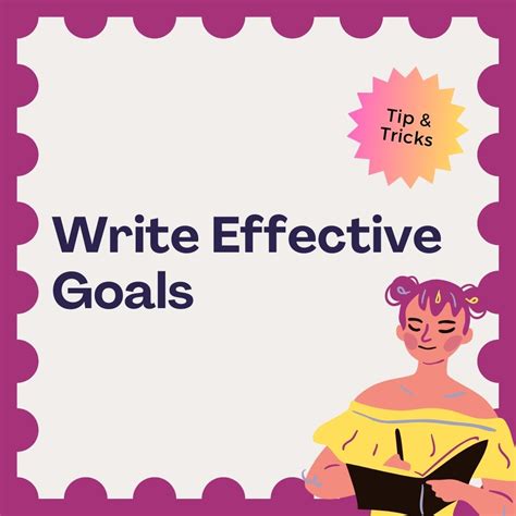 Image result for Writing Goals and Objectives Examples