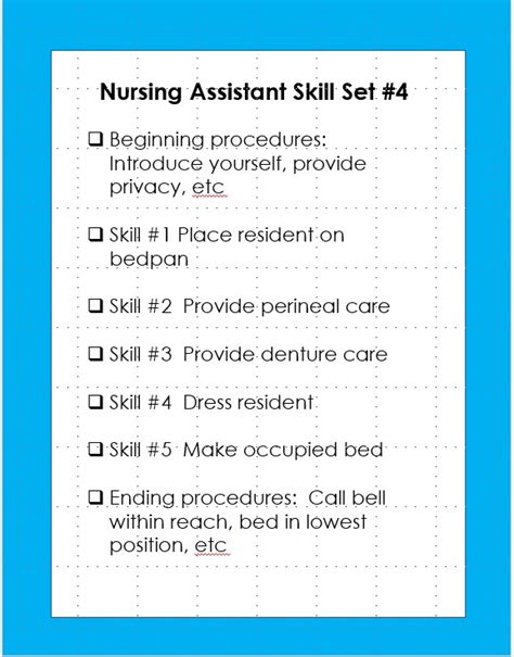 Image result for Nursing Assistant Skills