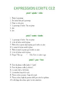 Image result for Expression Ecrite a Imprimer