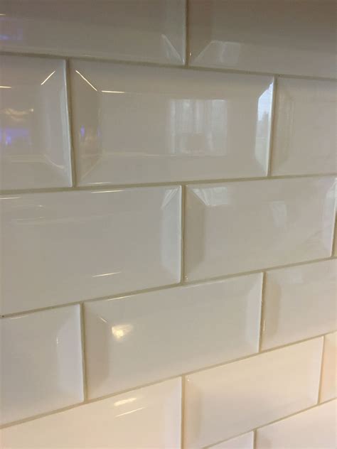 Image result for How to Grout Beveled Subway Tile