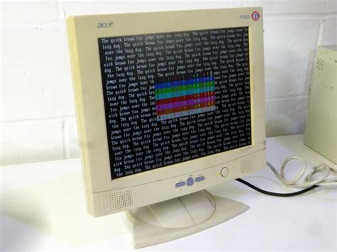 Toradh íomhá ar Early Computer Screen