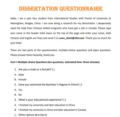 Image result for Examples of Dissertation Questions