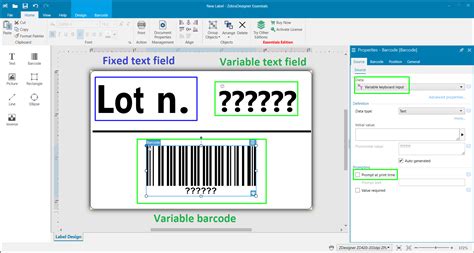 Image result for ZebraDesigner 3 Dual Small Label