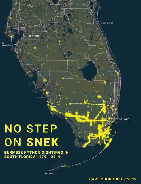 Image result for Python Population in Florida Map