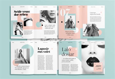 Image result for InDesign Layout Templates Free Modern Magazine
