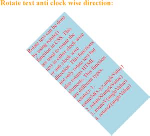 CSS Rotate Text Using Transform Origin に対する画像結果