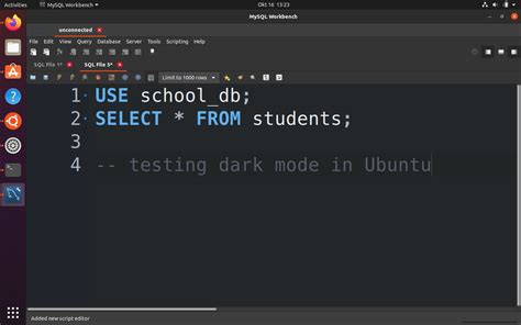 Image result for MySQL Workbench Dark Theme