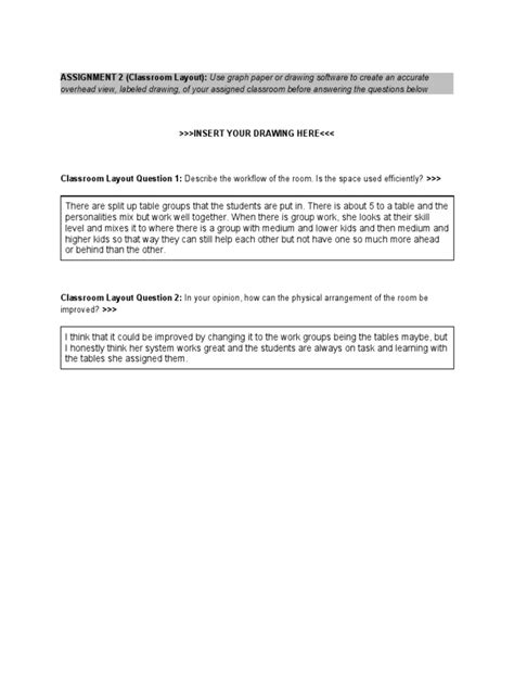 Sample Assignment Layout に対する画像結果