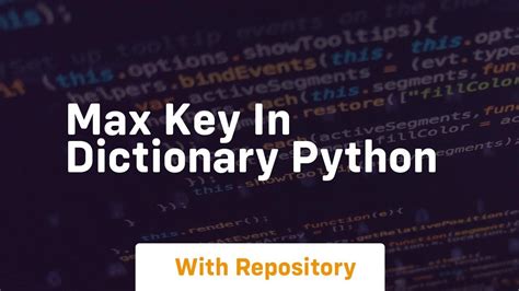 Image result for Find Max Key in Dictionary Python