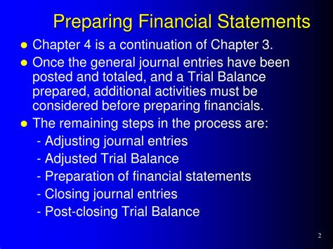 Image result for Process of Preparing Financial Statements
