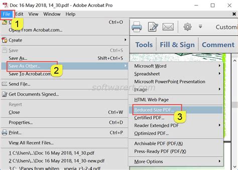Toradh íomhá ar How to Reduce PDF File Size Adobe Acrobat Pro