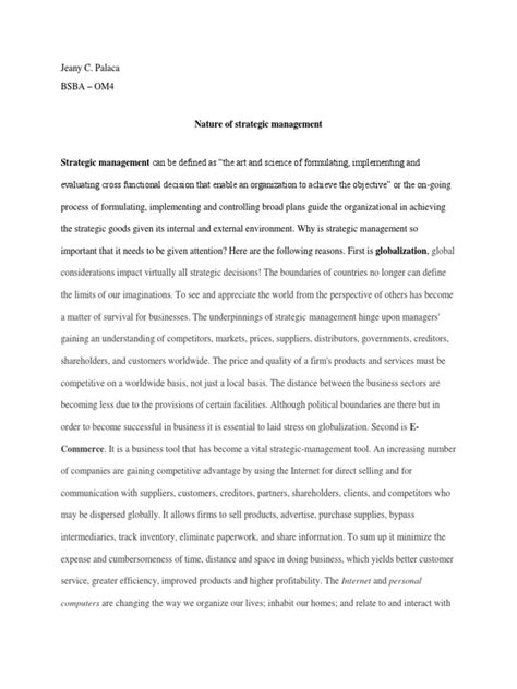 Image result for Nature and Scope of Strategic Management