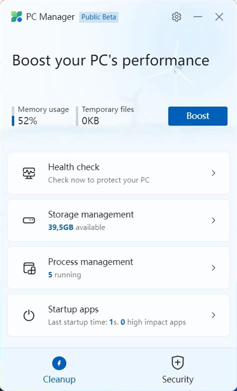 PC Manager Windows 11 に対する画像結果