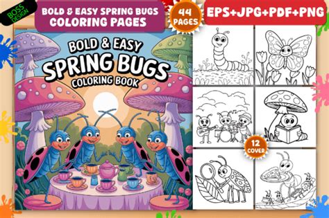 Image result for Spring Bugs Coloring Pages