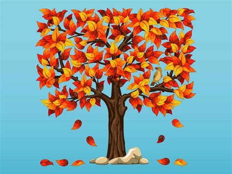 Image result for September Autumn Tree Vector