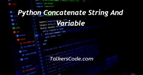Toradh íomhá ar Python How to Make a Variable a String