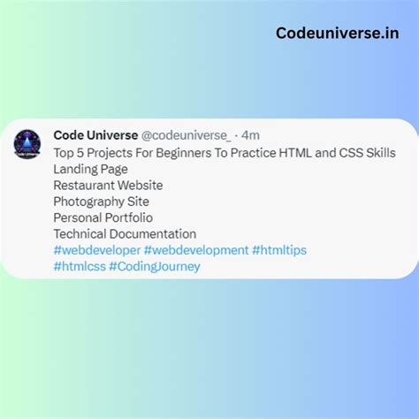Image result for HTML/CSS Practice Projects