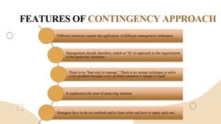 Contingency Approach to Management に対する画像結果