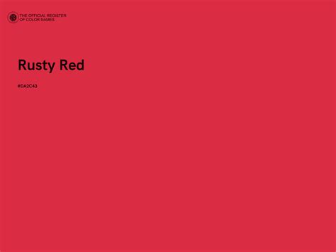 Image result for Rusty Red