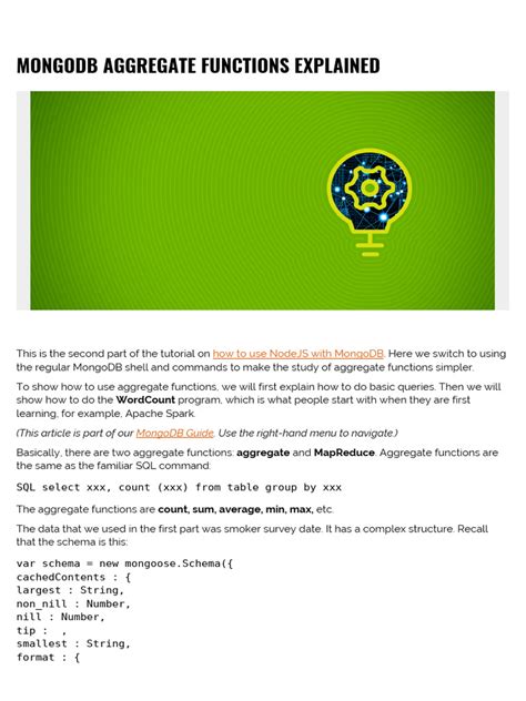 Toradh íomhá ar MongoDB Query Language Functions PDF