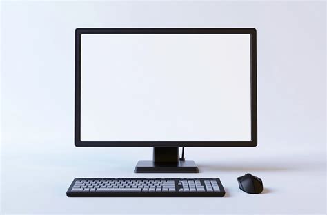 Minimalist Computer Setup 3D Image on Lummi