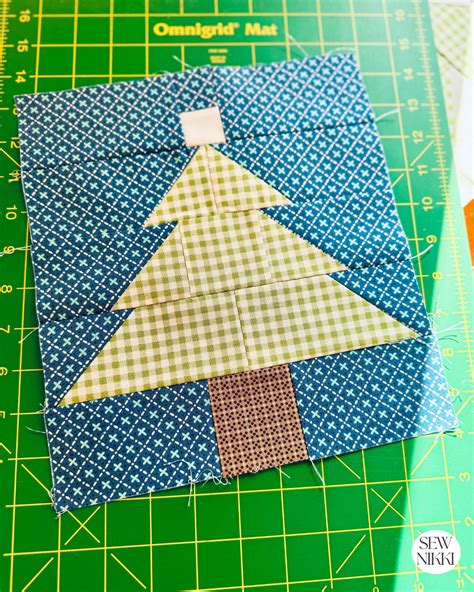 Image result for Christmas Tree Quilt Block Pattern