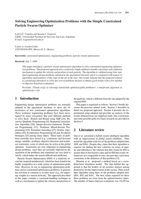 Civil Engineering Optimization Problems に対する画像結果