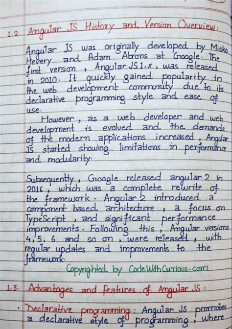 Image result for Angular Handwritten Notes PDF