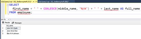 Image result for Coalesce SQL Null