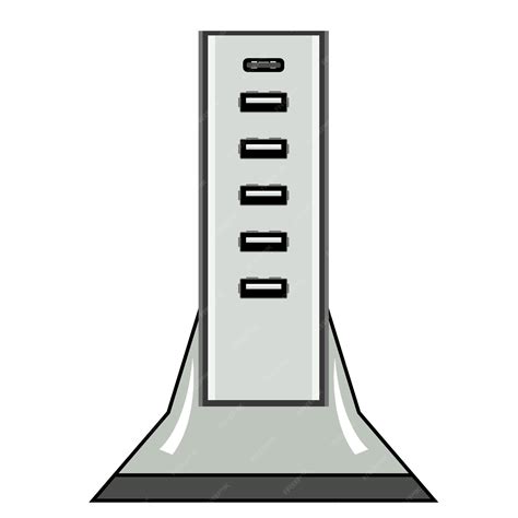 Toradh íomhá ar USB Hub Clip Art