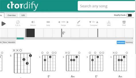 Toradh íomhá ar Random Chord Generator