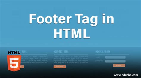 Toradh íomhá ar HTML Footer Tag