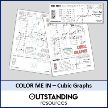 Afbeeldingsresultaten voor Cubic Function Activity Sheet