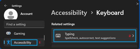 Image result for Keyboard Typing Settings