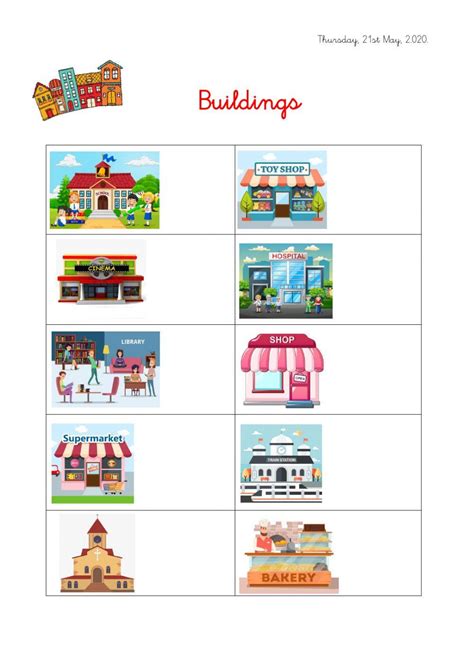 Image result for How to Describe a Building Worksheet