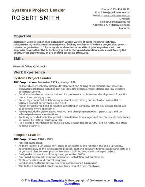 Image result for Structural Projectleader Resume Sample